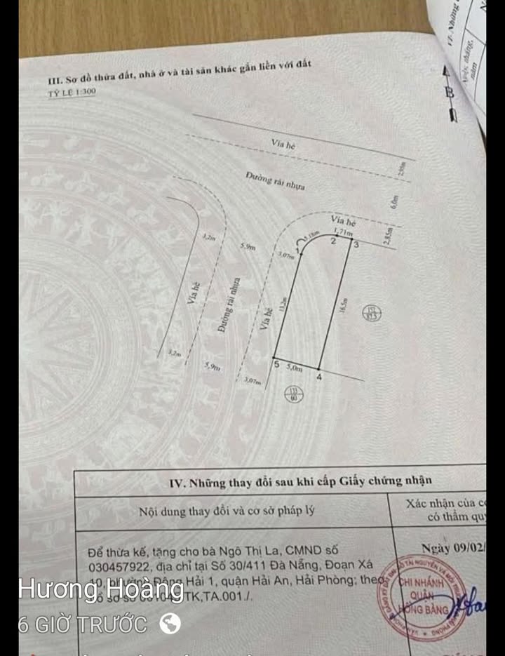 Đất lô góc An Trì Hồng Bàng 80m² giá 3.8 tỷ - Tiềm năng đầu tư cao!