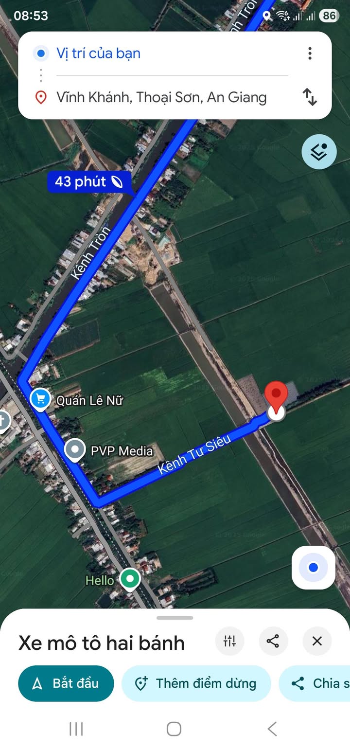 Đất Farm 2000m² tại Vĩnh Khánh, Thoại Sơn giá 230 triệu - Tiềm năng tăng giá cao!