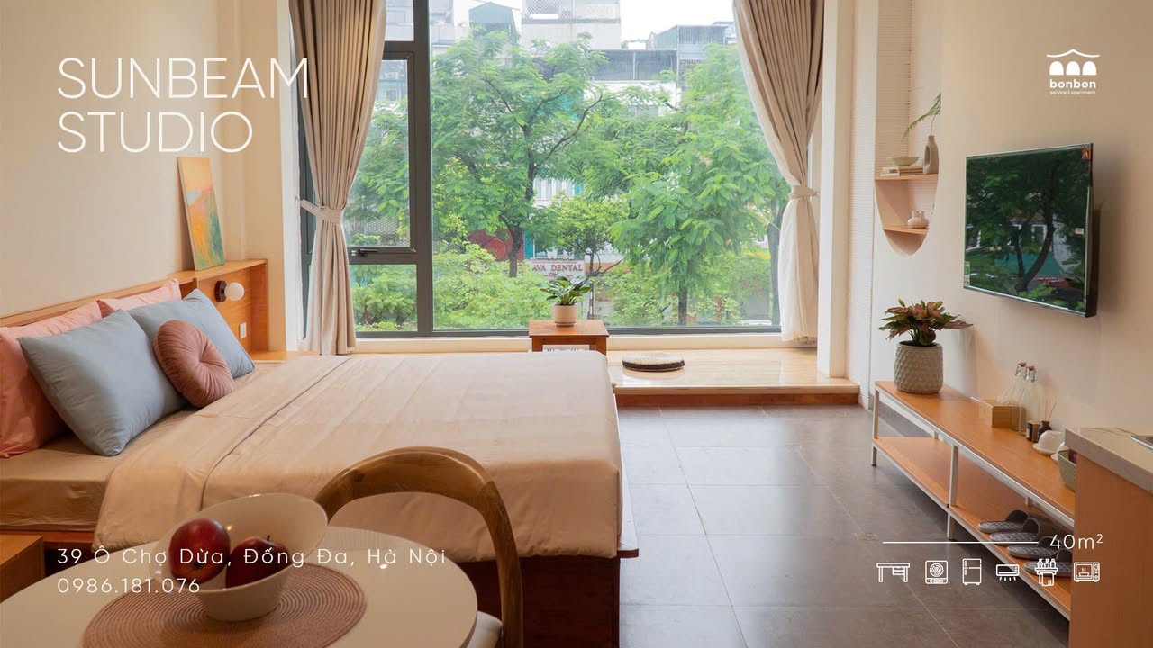 Căn hộ Studio 30m² đường Ô Chợ Dừa chỉ từ 7 triệu/tháng - Không gian sống lý tưởng!