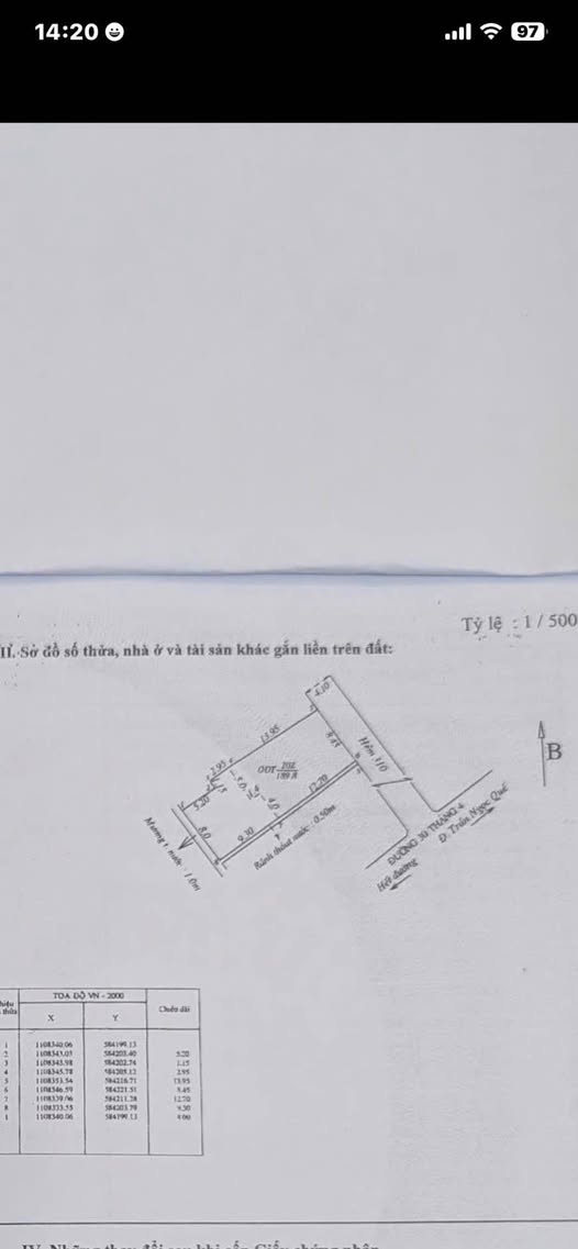 Nhà phố hẻm 388 đường 30/4, Cần Thơ 189.8m² giá 14 tỷ - Sổ hồng chính chủ, thương lượng ngay!