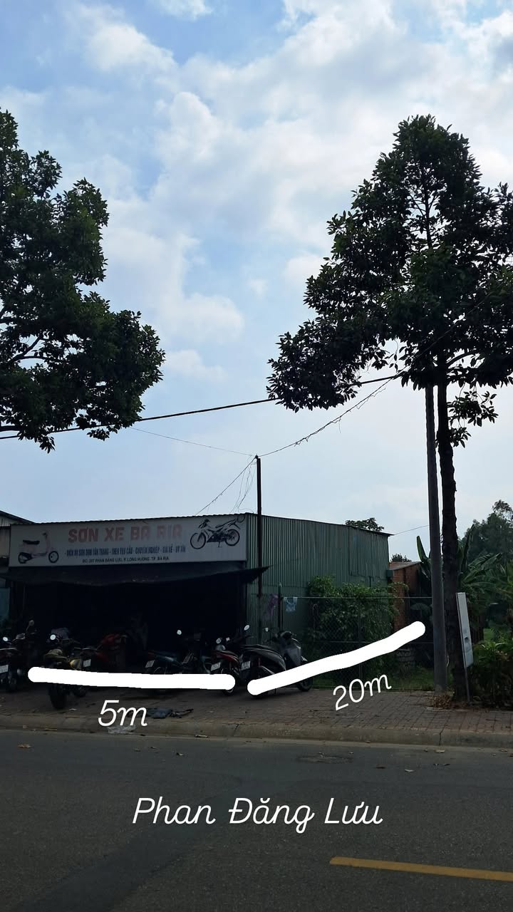 Đất mặt tiền Phan Đăng Lưu, Long Hương 100m² giá 2.8 tỷ - Chính chủ cần bán gấp!