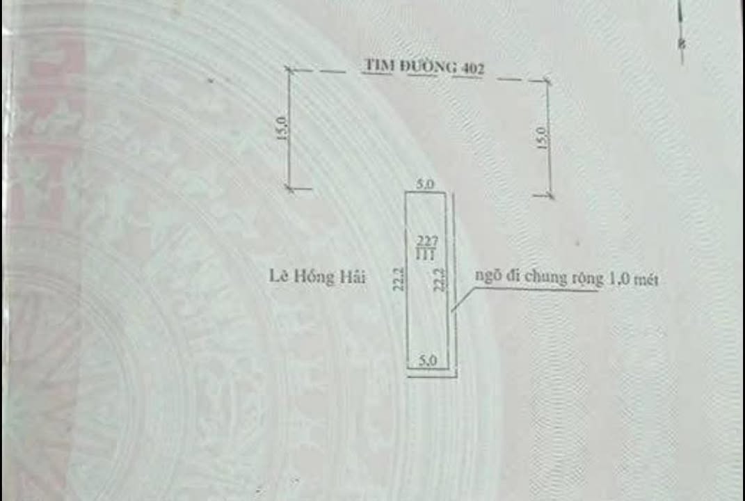 FrontHouse mặt đường 402 quận Dương Kinh 111m² giá 2.2 tỷ - Đầu tư sinh lời ngay!