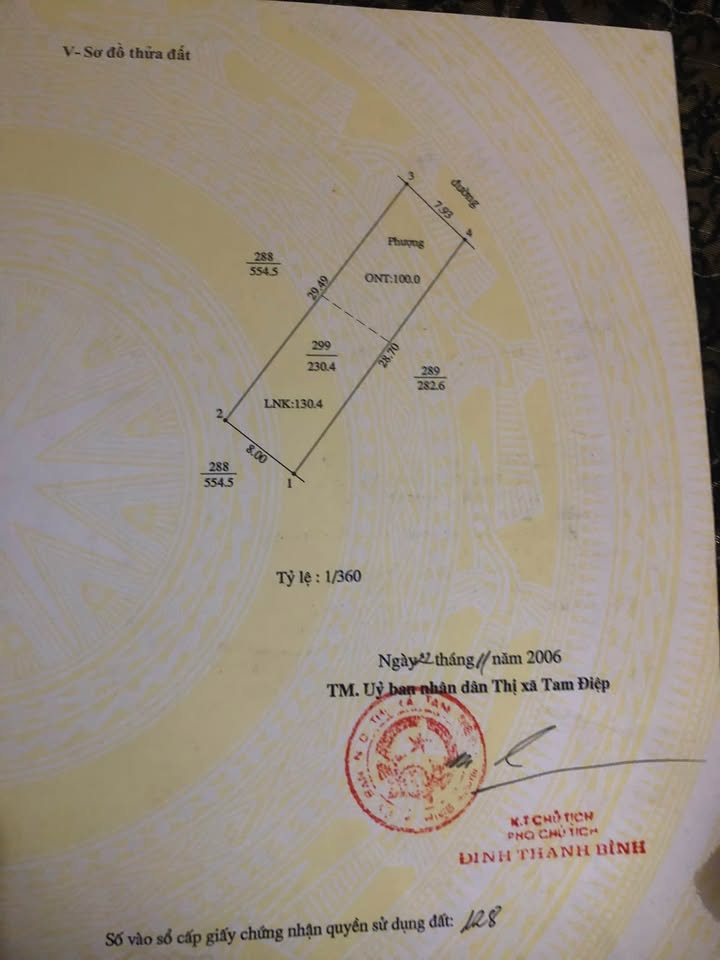 Đất thổ cư 230m² phường Yên Sơn, Tam Điệp - Đường to rộng, nở hậu!