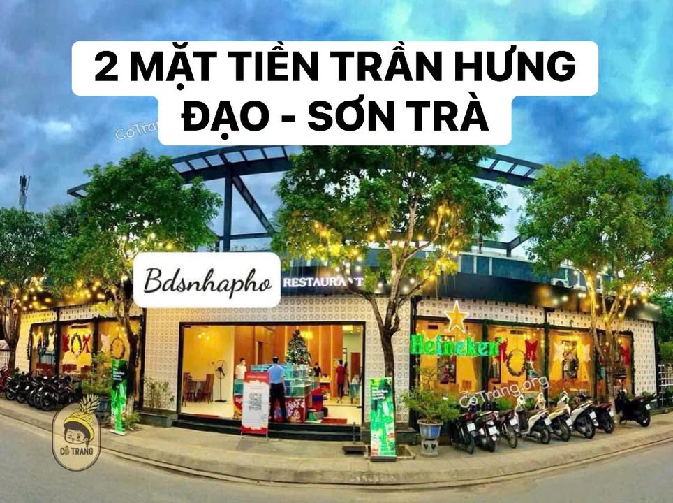 Cho thuê mặt bằng lô góc 2 mặt tiền Trần Hưng Đạo, Sơn Trà 400m² - View sông Hàn tuyệt đẹp!