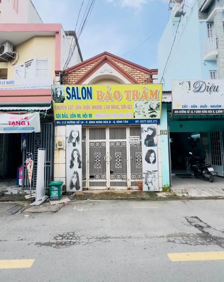 Nhà mặt tiền kinh doanh Đường Số 10, Bình Tân 64m² giá 4.95 tỷ - Vị trí đẹp, kinh doanh sầm uất!