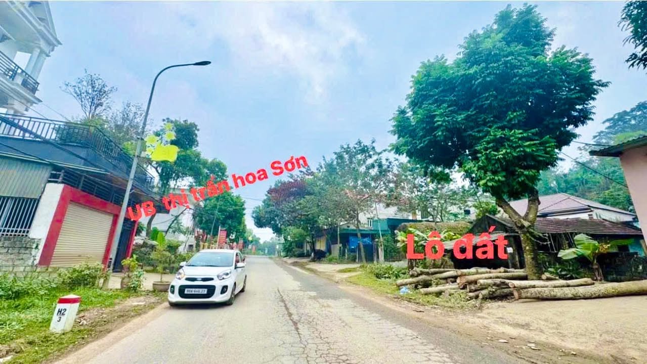 Đất thổ cư 100m² Hoa Sơn, Lập Thạch - Mặt tiền 2 đường, kinh doanh tuyệt vời!