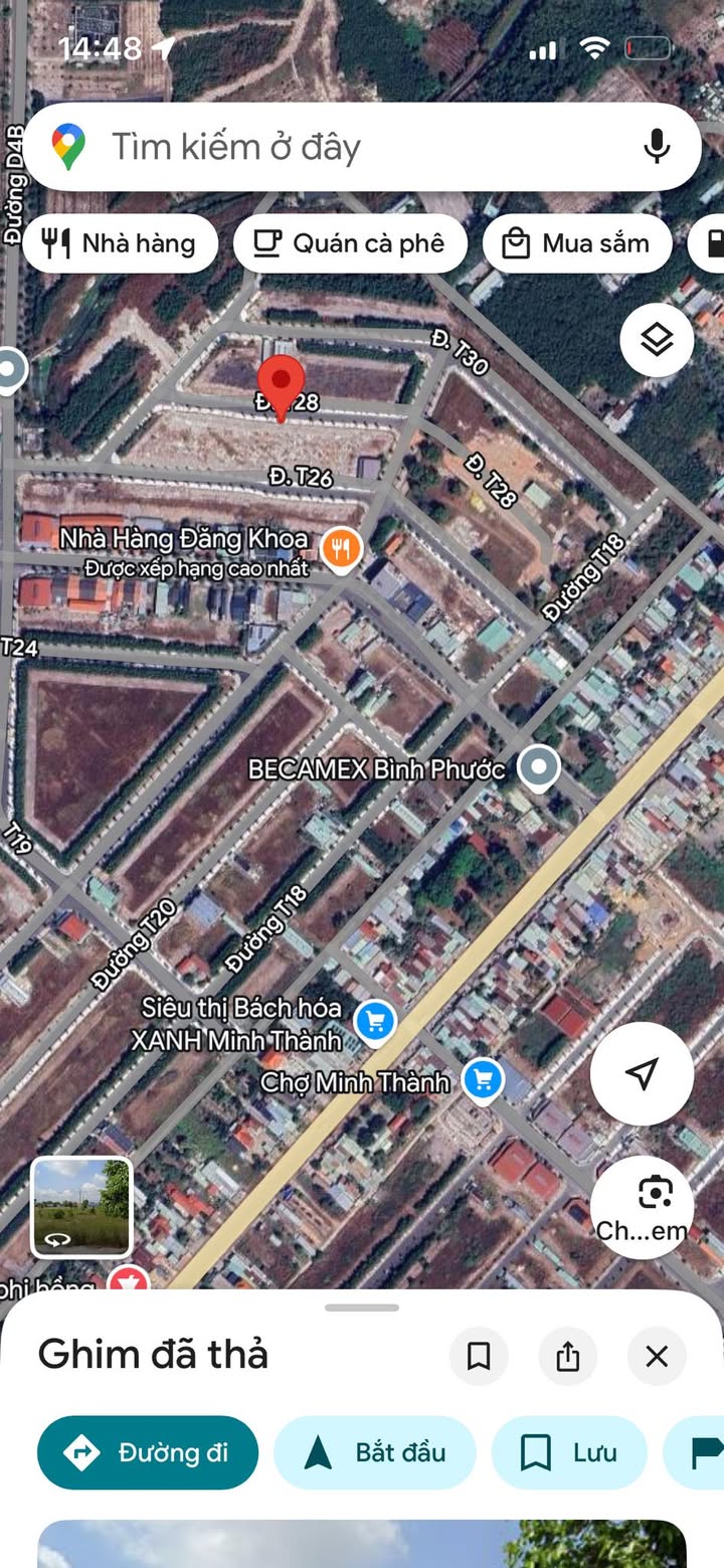 Đất nền khu công nghiệp Becamex Chơn Thành 125m² giá 800 triệu - Sổ đỏ chính chủ sẵn sàng giao dịch!