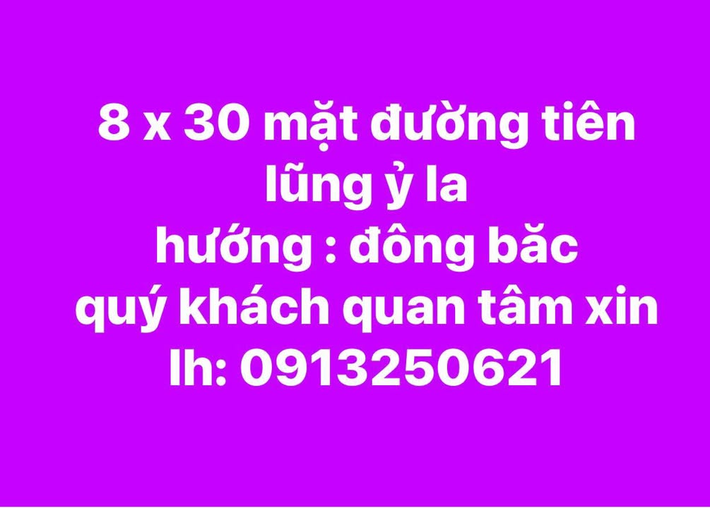 Đất thổ cư 240m² đường Tiên Lũng, phường Ỷ La - Giá thỏa thuận hấp dẫn!