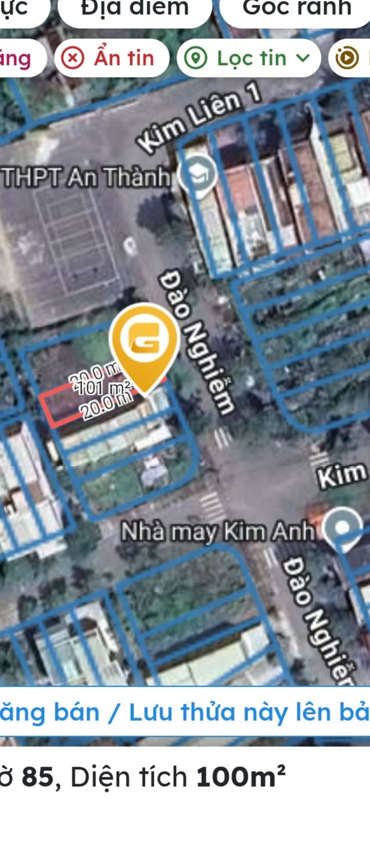 Nhà 2 tầng mặt tiền Đường Đào Nghiễm, Liên Chiểu, Đà Nẵng 100m² - Giá đầu tư chỉ 3.8 tỷ!