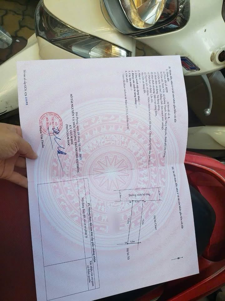 Đất nền Quảng Thanh, Thủy Nguyên 60m² giá 900 triệu - Vị trí thuận lợi, sổ đỏ chính chủ!