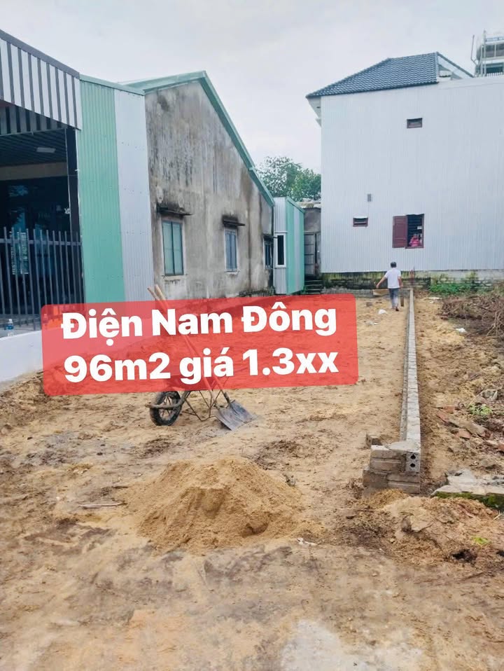 Đất nền Điện Nam Đông, Điện Bàn 96m² giá chỉ 1.3 tỷ - Đầu tư sinh lời ngay!