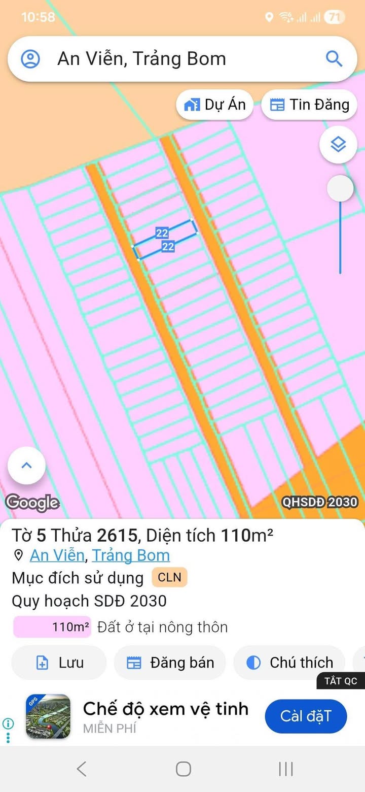 Đất nền ấp 4 An Viễn 110m² giá chỉ 900 triệu - Sổ đỏ chính chủ