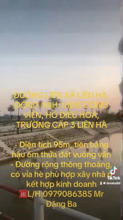 Đất nền đường Liên Xã Đông Anh 95m² - Cơ hội đầu tư tuyệt vời!