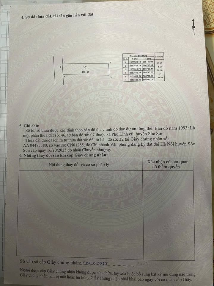 Đất nền bán gấp 100m² Đạc Đức, Phù Linh, 2 tỷ - Đường thông rộng rãi!