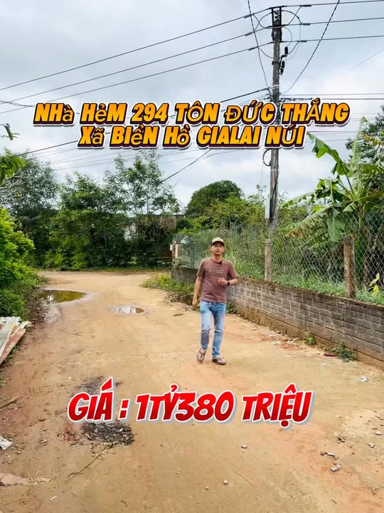 Nhà liền kề Hẻm 294 Tôn Đức Thắng, Biển Hồ 95m² giá 1.38 tỷ - Gần mặt tiền tiện lợi!