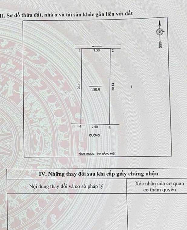 Đất nền Vinh 150.9m² - Mặt tiền 7.5m, xây tự do, vị trí trung tâm!