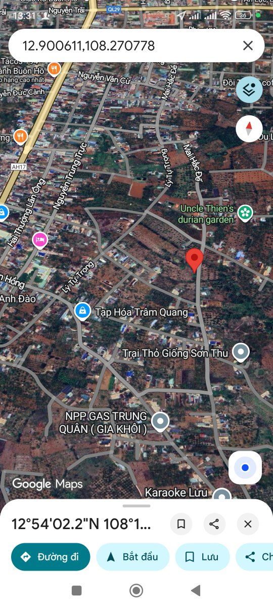 Đất nền đường Mai Hắc Đế, Buôn Hồ, Đắk Lắk 185m² giá 848 triệu - Sổ đỏ chính chủ