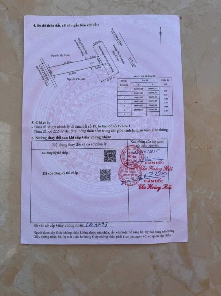 Đất mặt tiền đường Dốc Ba Tiên Hội, An Tiến, An Lão - 108m² giá 2 tỷ - Tiềm năng tăng giá mạnh!