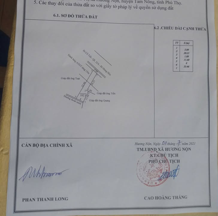 Nhà mặt đường Quốc lộ 32A, Tam Nông 192m² giá 3 tỷ - Cơ hội đầu tư sinh lời!