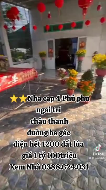 Nhà cấp 4 Châu Thành, Long An 1200m² giá 1.1 tỷ - Đầu tư sinh lời ngay!
