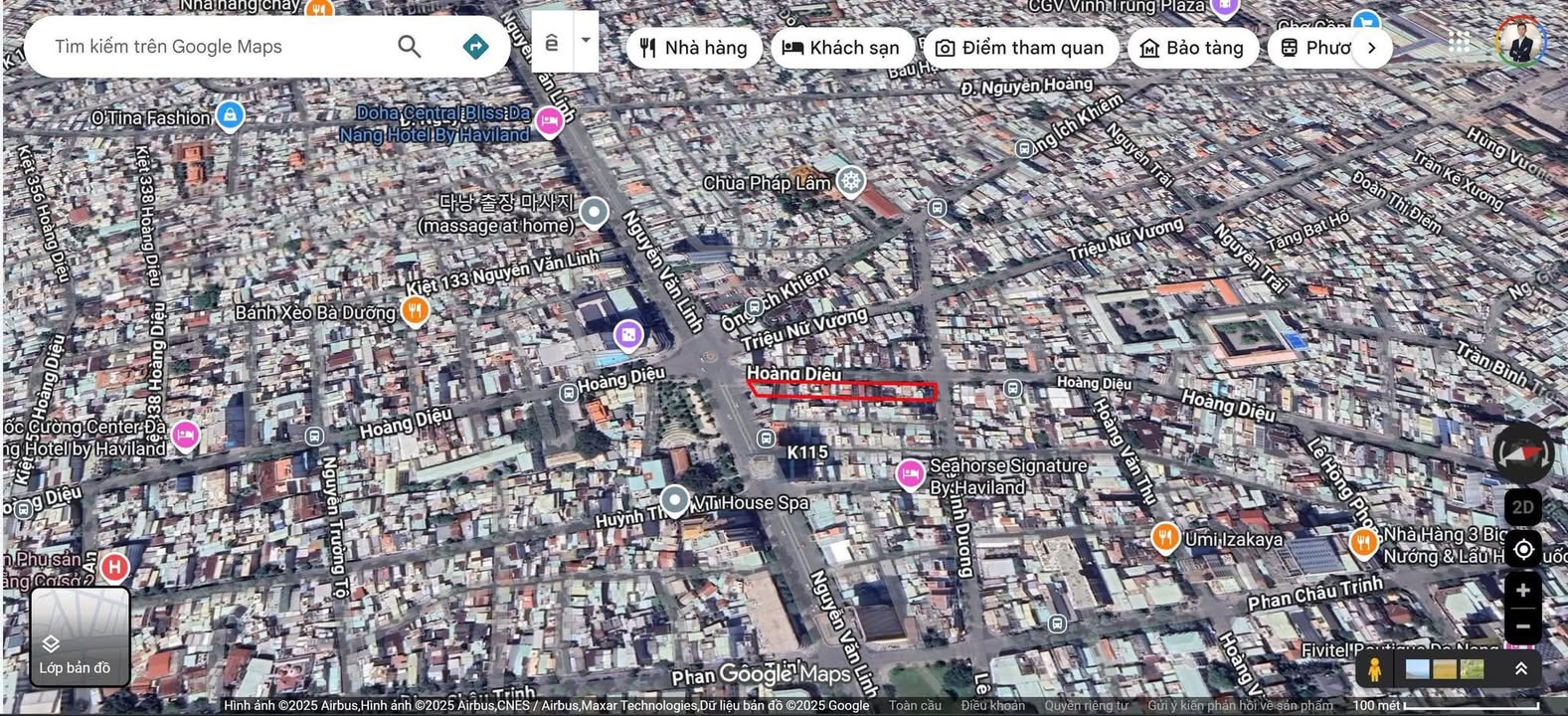 FrontHouse mặt phố Hoàng Diệu, Đà Nẵng 97m² giá 15 tỷ - Cơ hội đầu tư không thể bỏ lỡ!