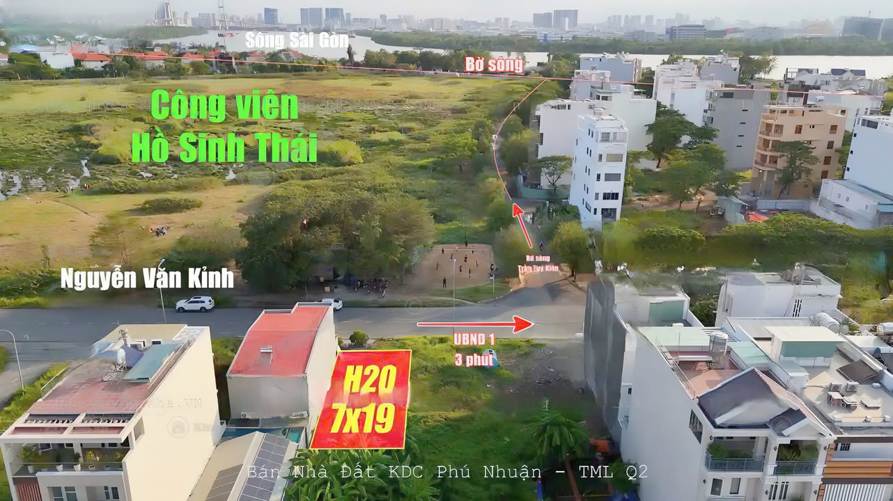 Bán đất mặt tiền Nguyễn Văn Kỉnh, Thạnh Mỹ Lợi, 133m² - View công viên tuyệt đẹp!