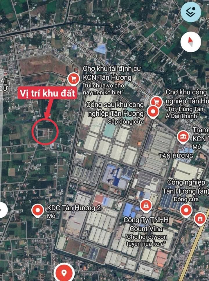 Đất thổ cư 90m² Tân Hương, Châu Thành, Tiền Giang - Giá chỉ 900 triệu!