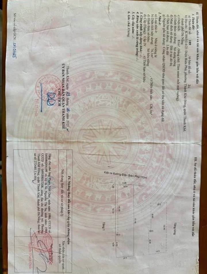 Nhà cấp 4 gác lững Đà Nẵng 81m² giá 4.75 tỷ - Kiệt ô tô 5m thoải mái đậu trước nhà!