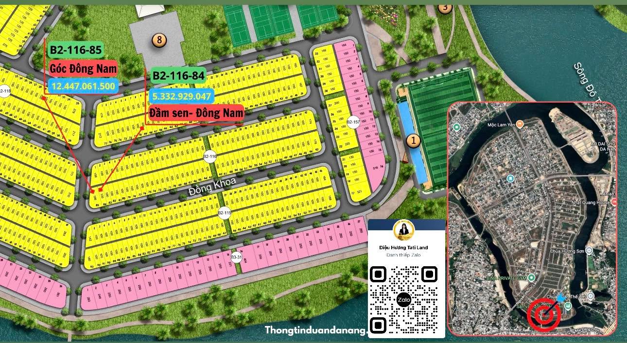 Đất nền Đầm Sen, Ngũ Hành Sơn 100m² giá 5.332 tỷ - Cơ hội đầu tư tuyệt vời!