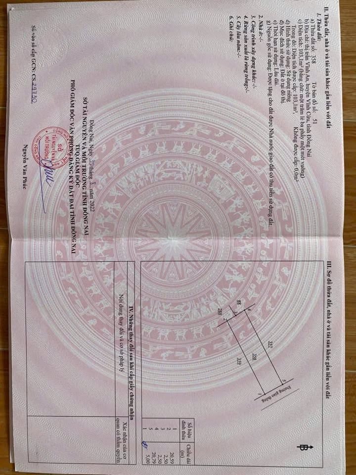 Nhà riêng hẻm ô tô xã Vĩnh An 100m² giá 1.55 tỷ - Giao nhà ngay!