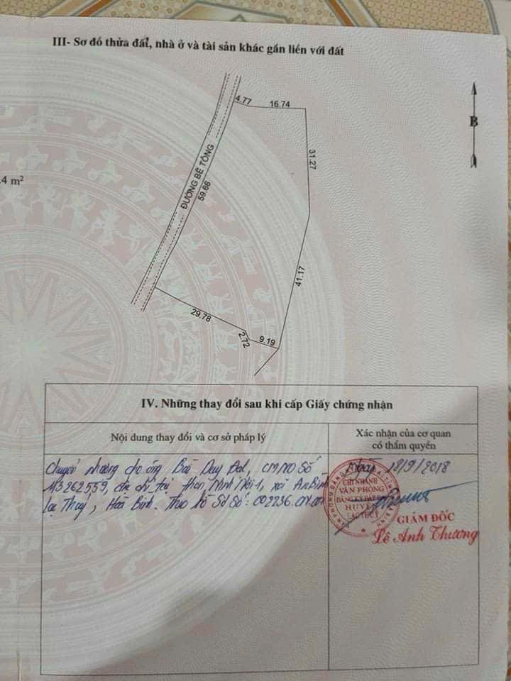 Đất Farm An Bình Lạc Thủy 2073m² giá 2 tỷ - Đầu tư lý tưởng!