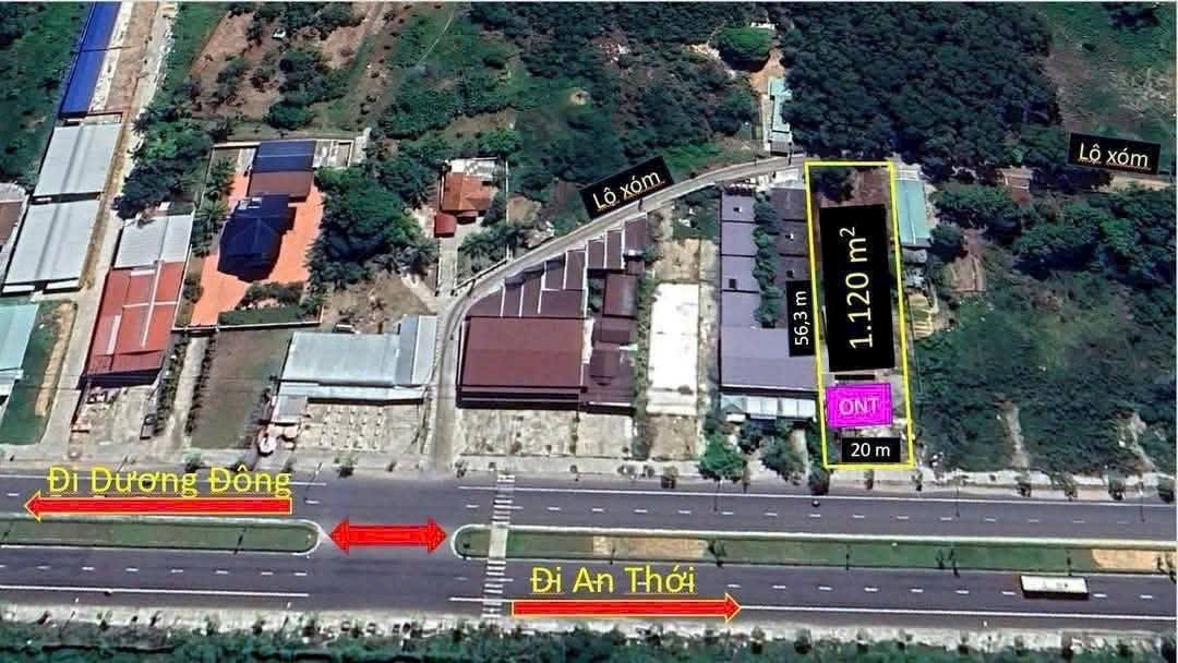 Đất nền mặt tiền Cửa Lấp, An Thới 1120m² - Cơ hội đầu tư sinh lời!