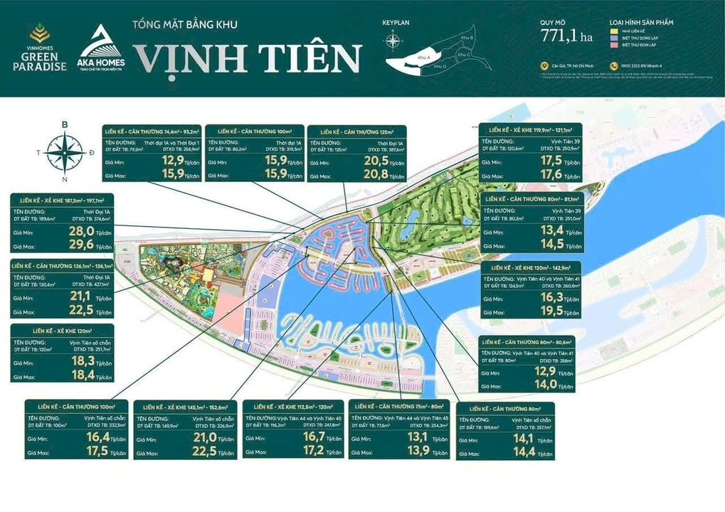 Dự án Vinhomes Cần Giờ - Nhà phố và Biệt thự từ 75m² đến 725m² - Đầu tư sinh lời kỳ vọng!