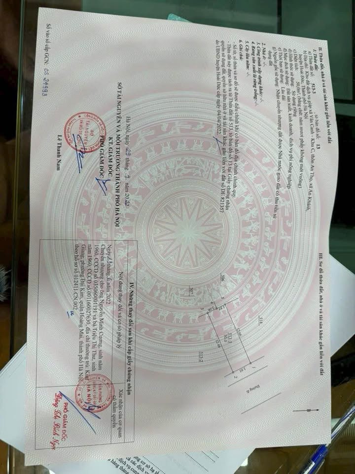 Đất dịch vụ An Thọ, An Khánh 50m² giá 5 tỷ - Sổ đỏ lâu dài, vị trí đẹp!