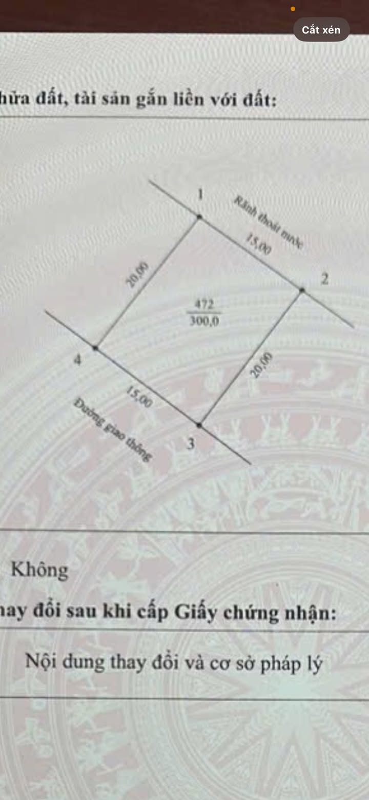 Đất nền khu công nghiệp Thanh Đình, Việt Trì 300m² chỉ 4 tỷ - Cơ hội đầu tư hấp dẫn!