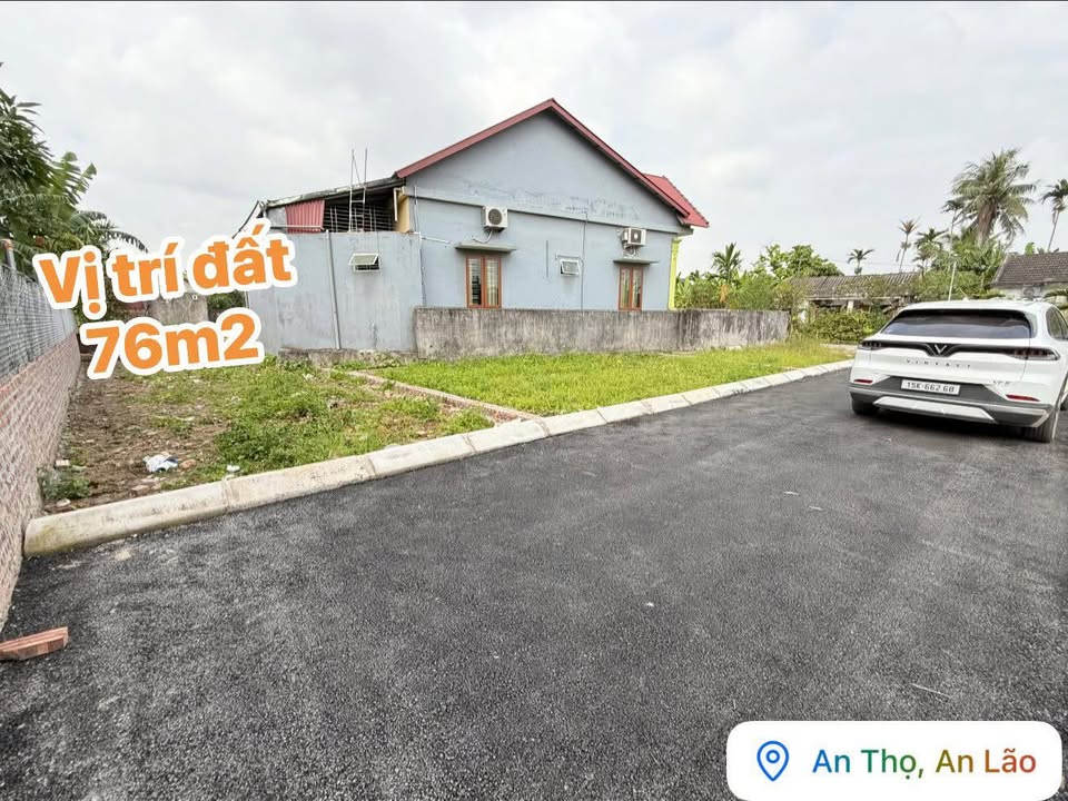 Lô Đất Mặt Đường Nhựa 76m² An Thọ - An Lão - Hải Phòng - Giá Rẻ Đáng Mua!