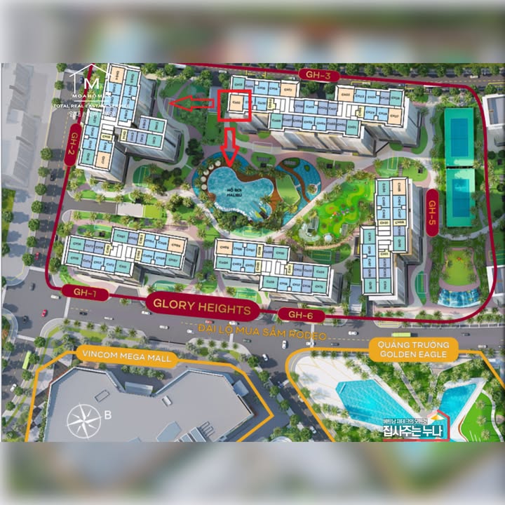 Căn hộ Glory Heights Thủ Đức 81m² giá 5.5 tỷ - Nội thất đầy đủ, căn góc tầng cao!