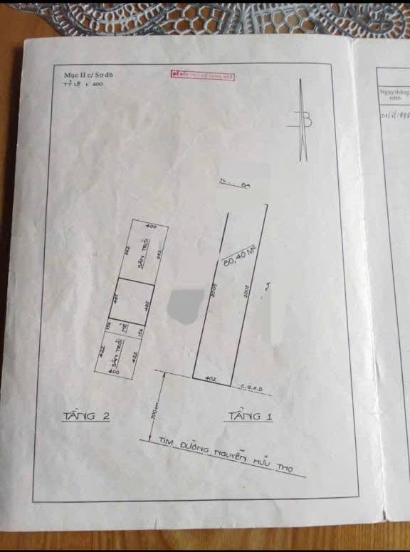 Nhà mặt tiền đường Nguyễn Hữu Thọ, Quy Nhơn 80m² giá 6 tỷ - Cơ hội đầu tư tuyệt vời!