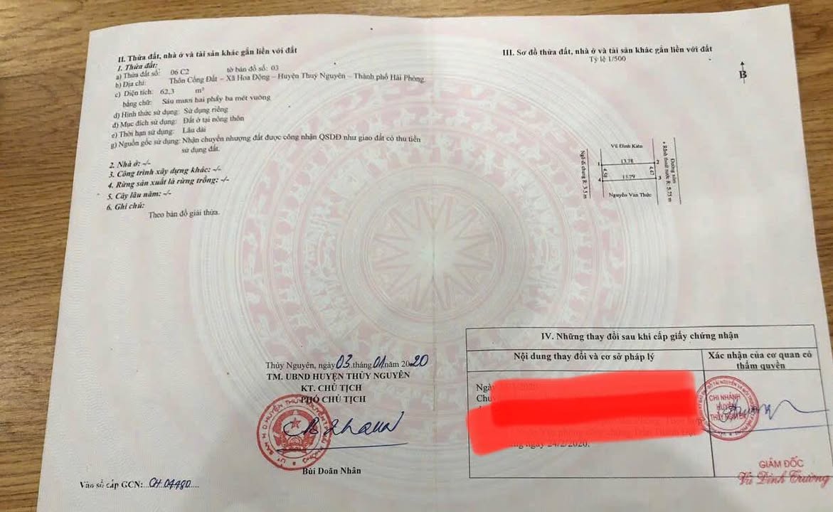 Nhà phố Hoa Động Thủy Nguyên 62m² giá 2.3 tỷ - Vị trí trung tâm tiện ích đầy đủ!