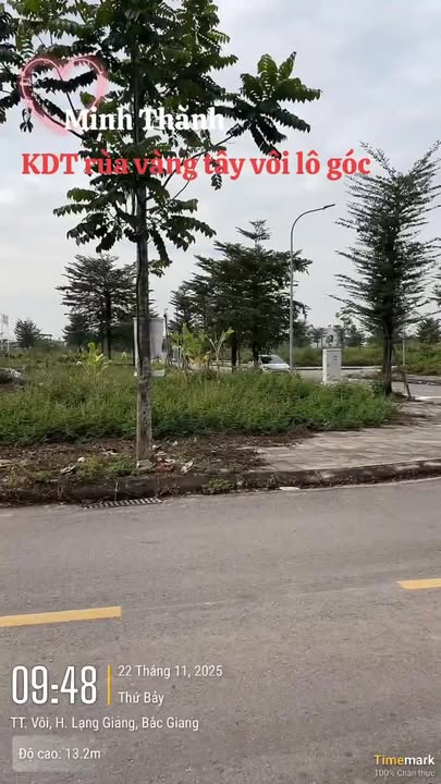 Đất lô góc KDT Rùa Vàng Tây Vôi 86m² giá 3.58 tỷ - Cơ hội vàng đầu tư!