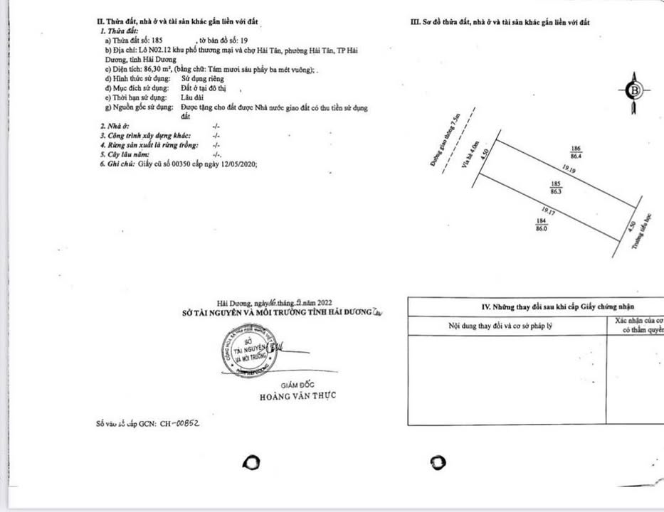 Đất kinh doanh tại chợ Hải Tân, Tân Hưng, 86m² giá 5 tỷ - Đầu tư sinh lời ngay!