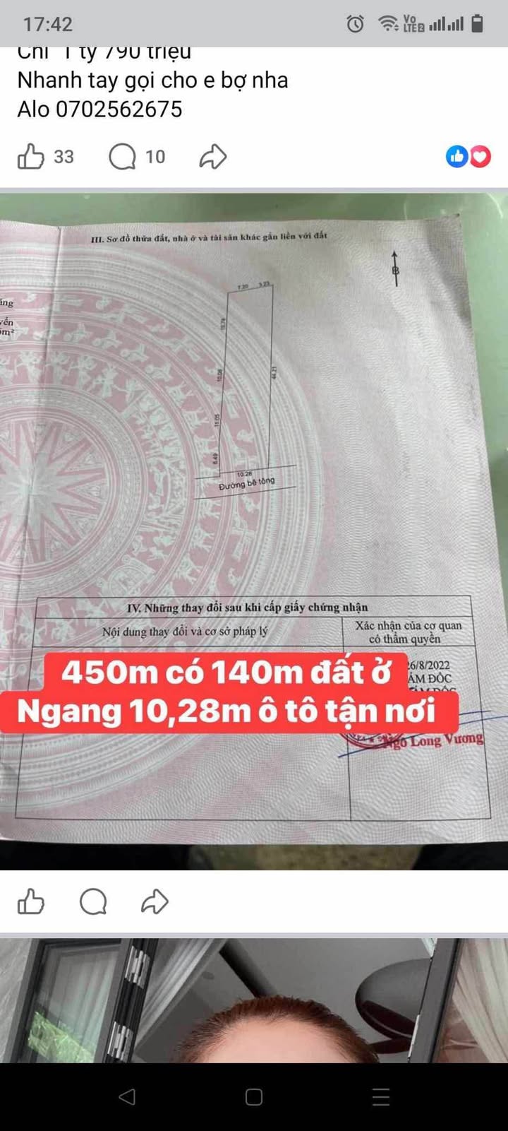 Đất nền Hòa Khánh, Đà Nẵng 450m² giá 1.79 tỷ - Cơ hội đầu tư không thể bỏ lỡ!