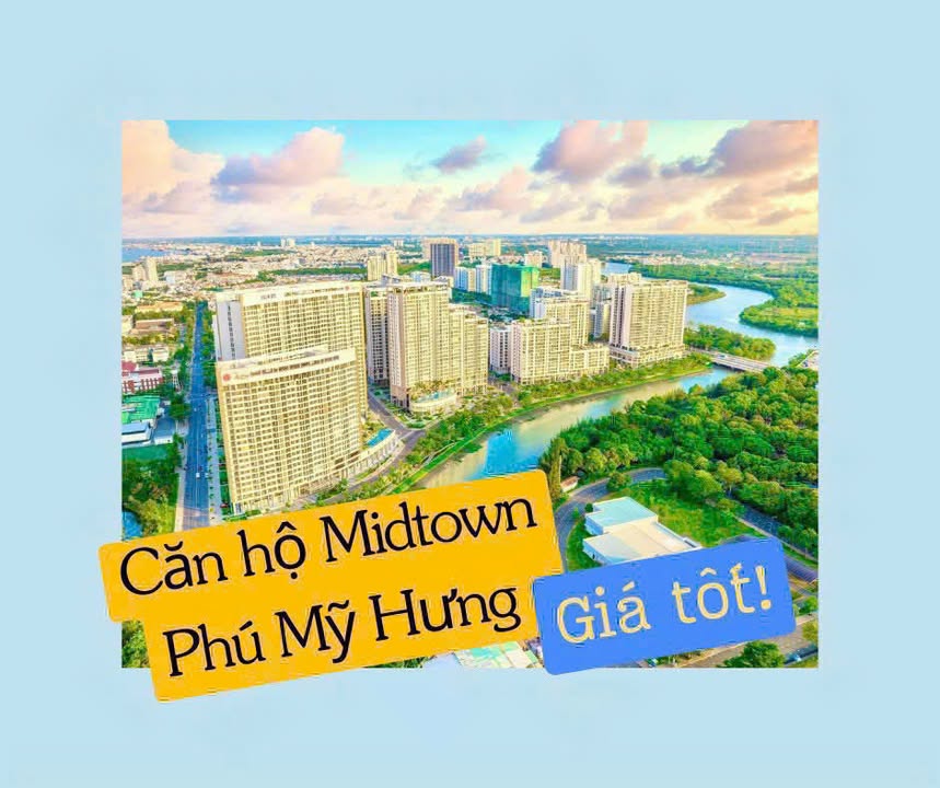 Căn hộ Midtown Phú Mỹ Hưng 75m² giá 9.4 tỷ - View thoáng đẹp, nội thất đầy đủ!