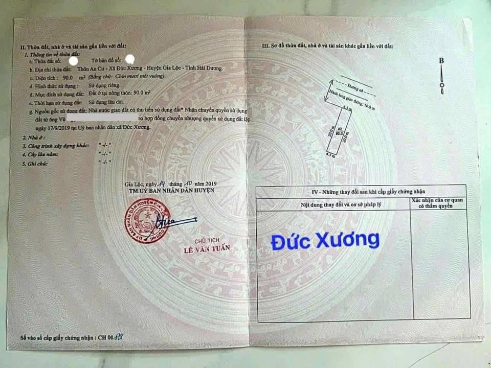 Đất mặt tiền đường liên xã Đức Xương 90m² - Kinh doanh thuận lợi!