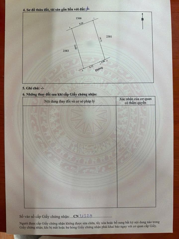 Đất Nền Nghi Trường 120m² giá 1.5 tỷ - Mặt tiền 8.2m vuông vắn đẹp!