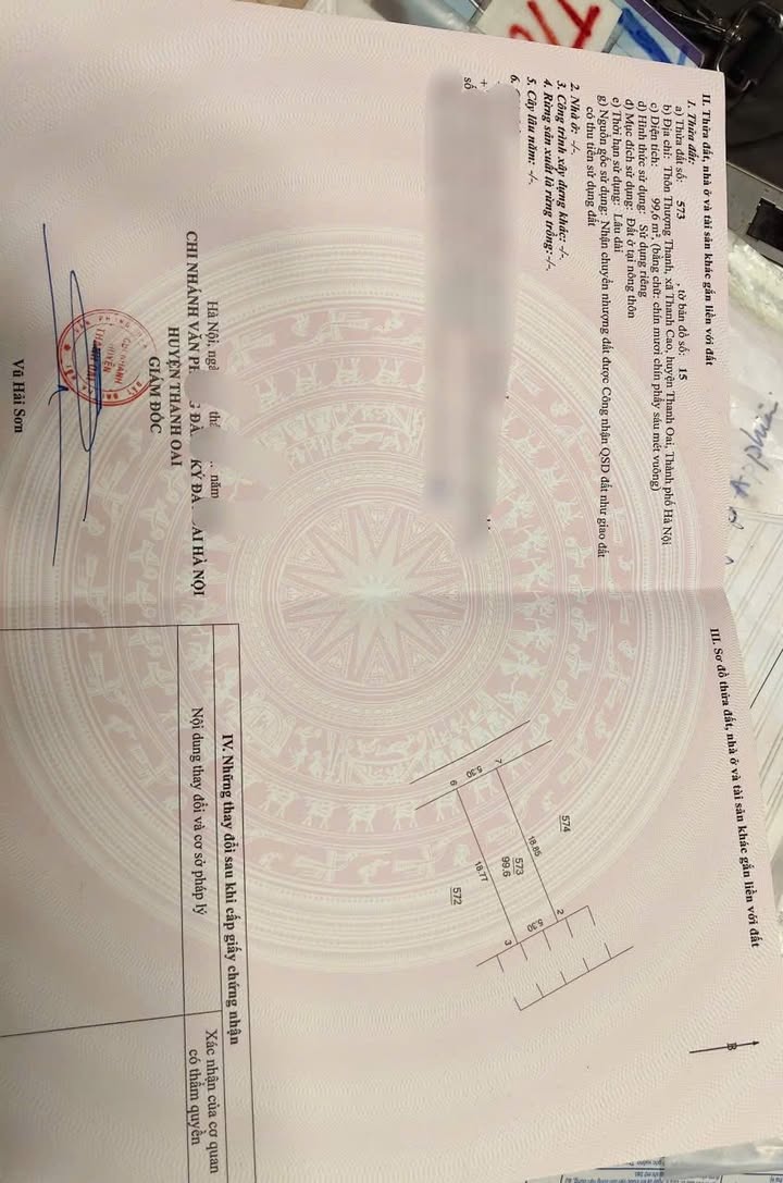 Đất thổ cư thôn Thượng Thanh, xã Bình Minh 99m² - Cơ hội đầu tư sinh lời!