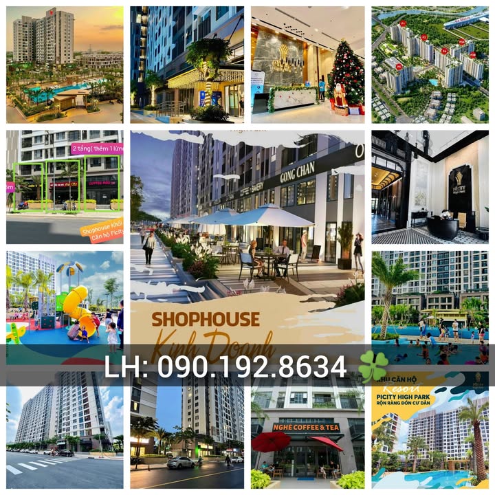 Shophouse cho thuê tại Picity High Park, Quận 12 - Giá chỉ từ 10 triệu/tháng!