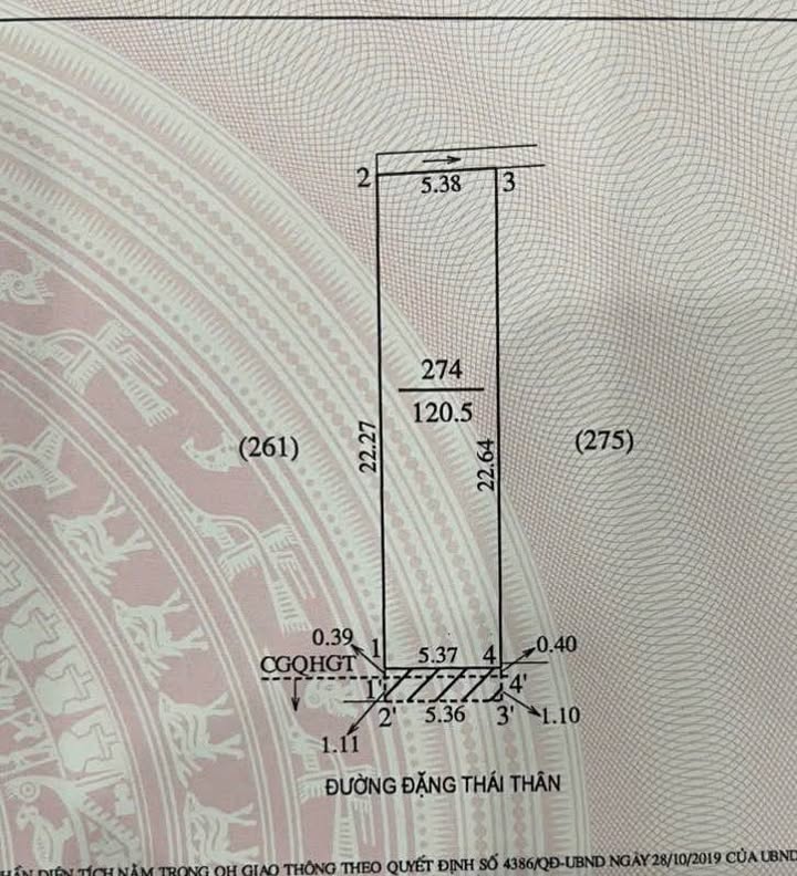 Đất Kinh Doanh Đường Đặng Thái Thân 120m² giá 8.6 tỷ - Hướng Nam, vị trí đẹp!