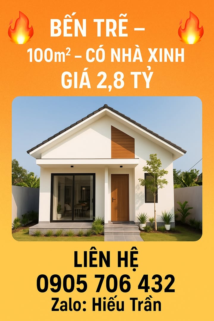 Nhà riêng 100m² tại Bến Trễ, Hội An - 2,8 tỷ - Vào ở ngay!
