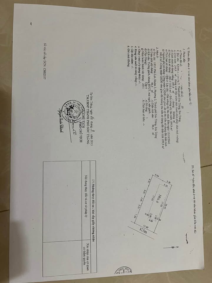 Nhà mặt tiền hẻm 188 Phú Lợi 652m² giá 15 tỷ - Đầu tư sinh lời cao!